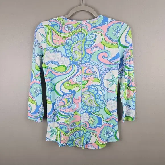Lilly Pulitzer Kirby Top Preppy Size Small - Picture 2 of 7